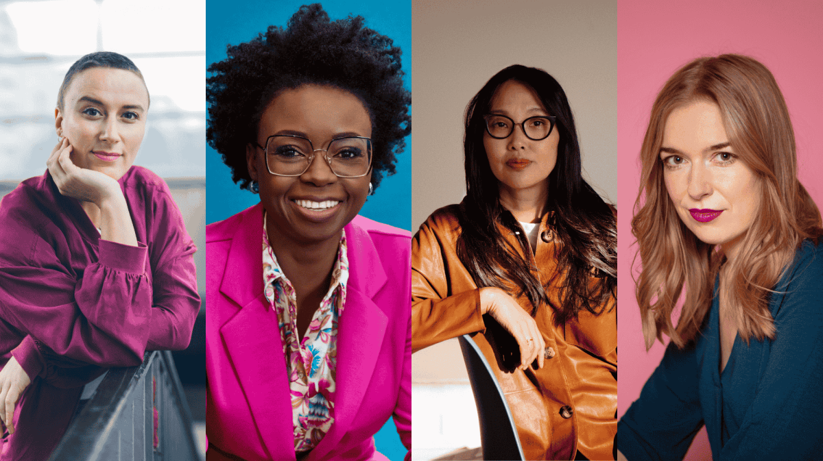 Headerbild der 4 Autor*innen von Penguin Random House, die auf dem FFF Day 2025 dabei sind.